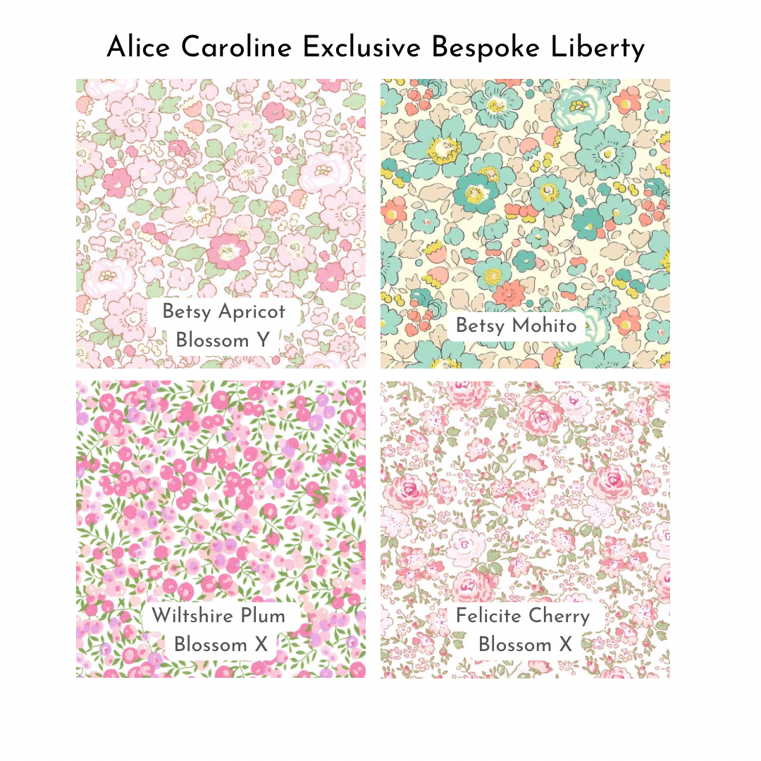 Liberty Ruffle Bibs & Burp Cloth