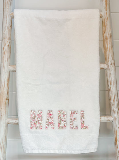 Liberty Personalised Bath Towels