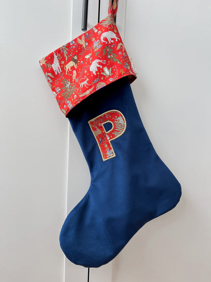 Velvet & Liberty Santa Stockings