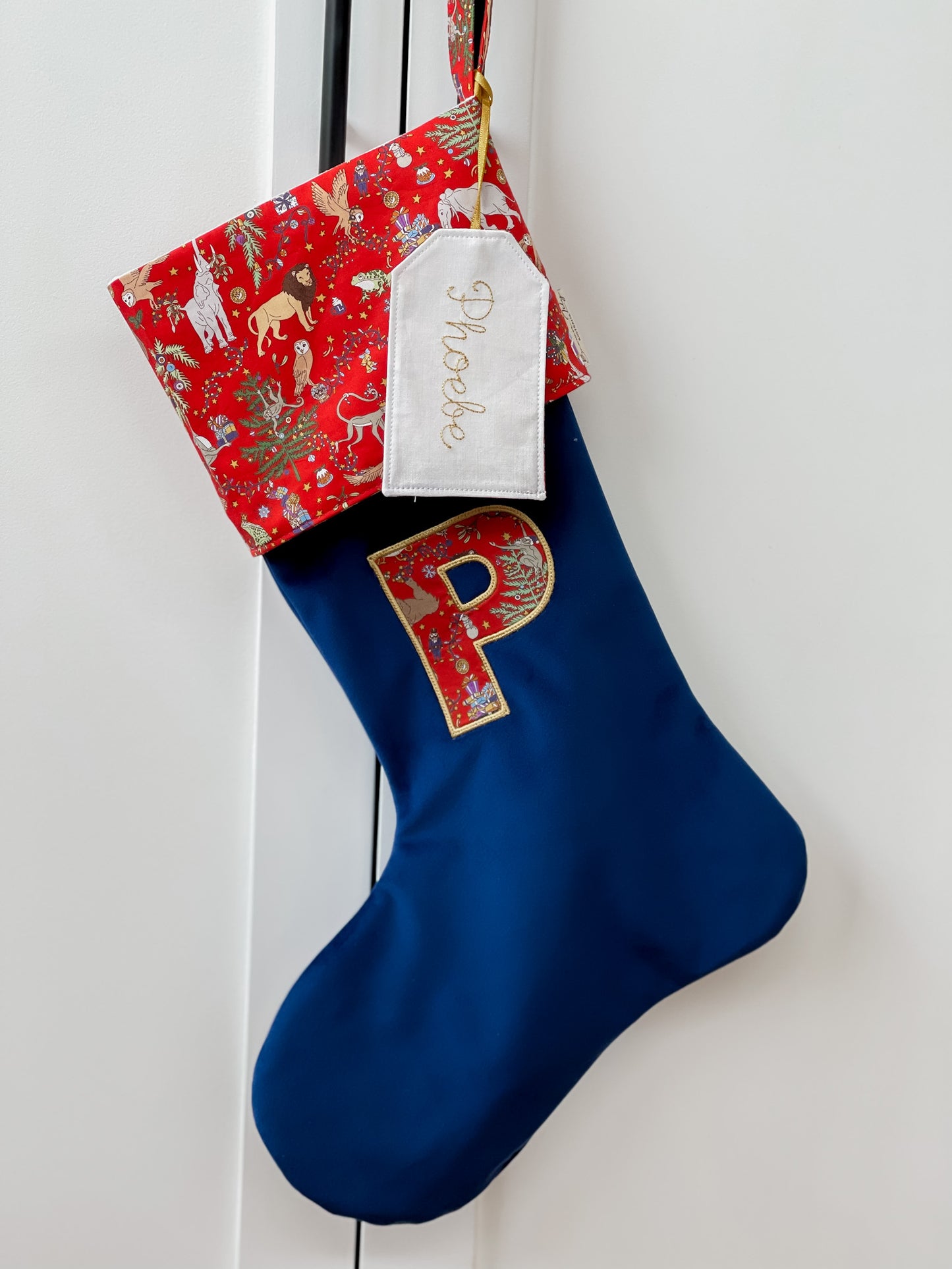 Velvet & Liberty Santa Stockings