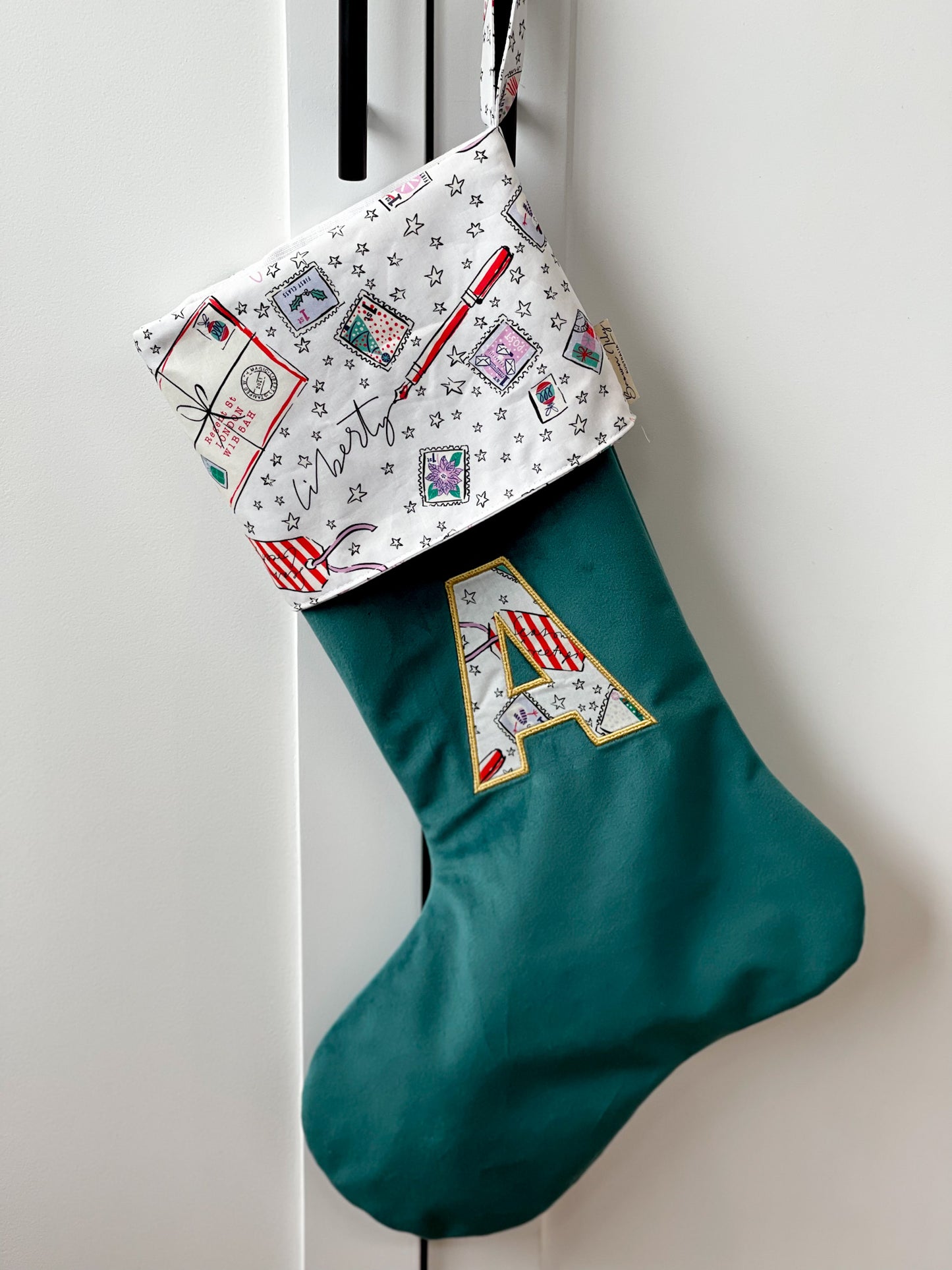 Velvet & Liberty Santa Stockings