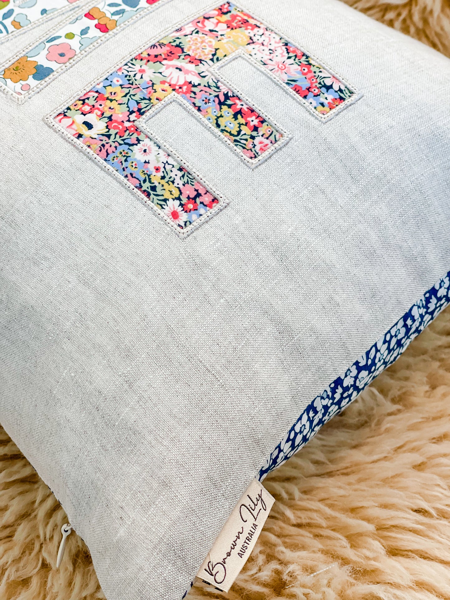 Liberty & Linen 'HOME' Cushion