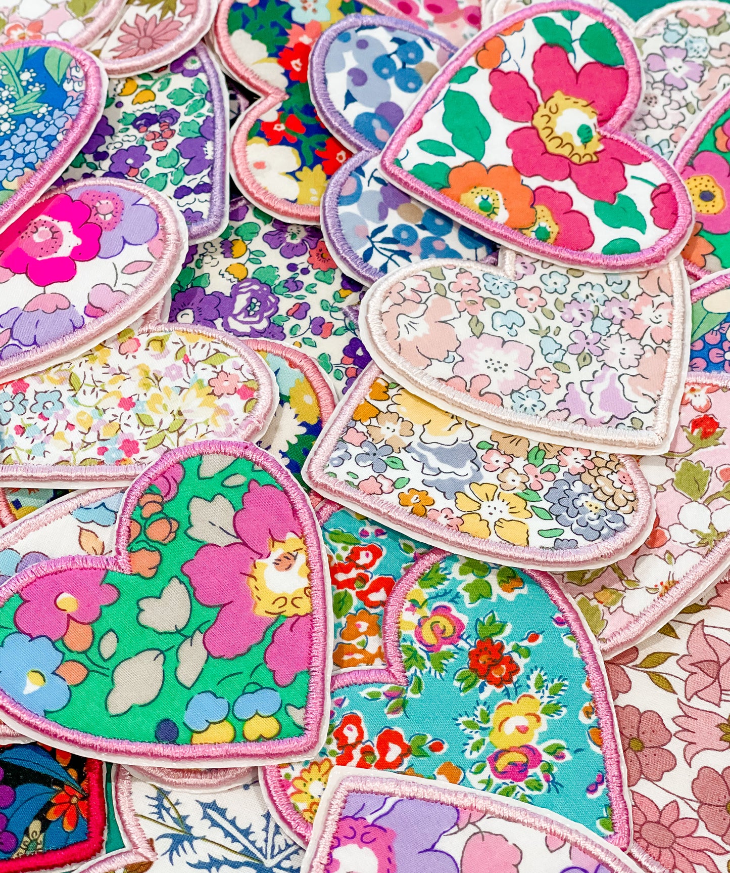 Liberty Heart Shaped Patches