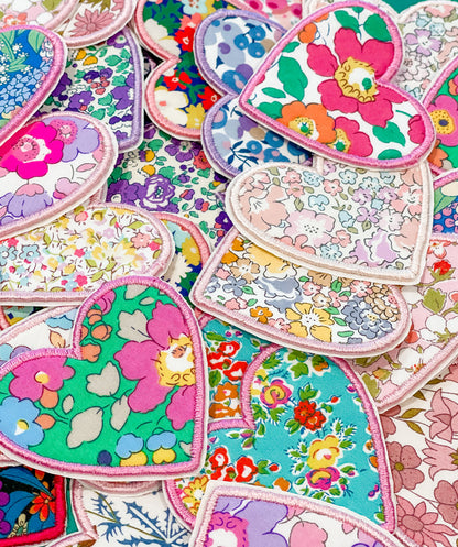 Liberty Heart Shaped Patches